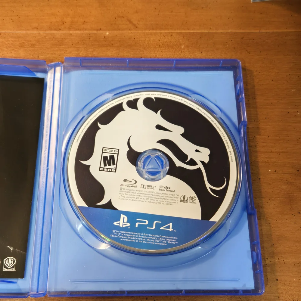 Mortal Kombat X PS4 Fighting Video Game Playstation 4 MK10 EUC Working Mature